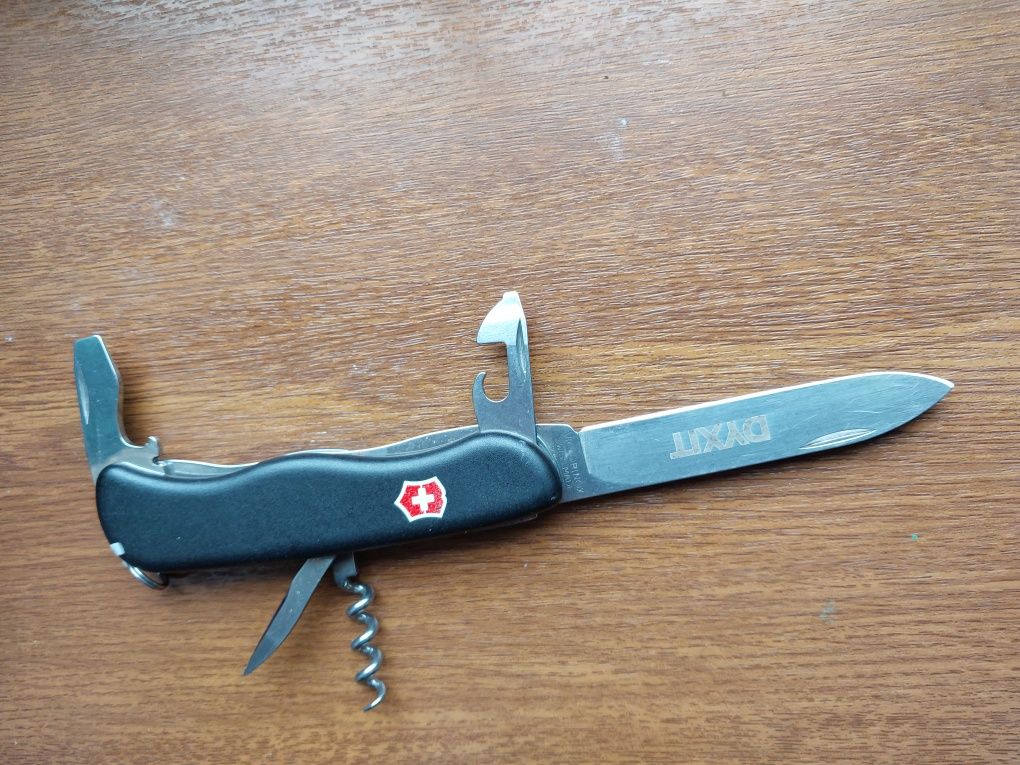 victorinox picknicker czarny nóź scyzoryk 111mm kpl. ładny =