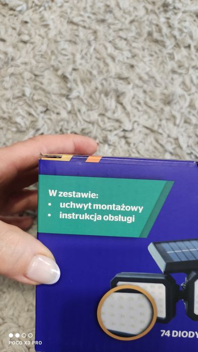Nowy naswietlacz solarny z czujnikiem ruchu i zmierzchu
