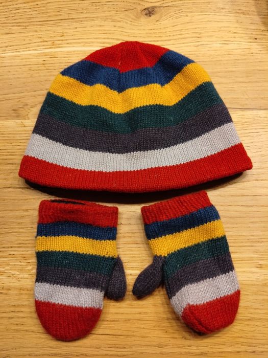 Czapka wełniana i rękawiczki F&F 2-4 latka