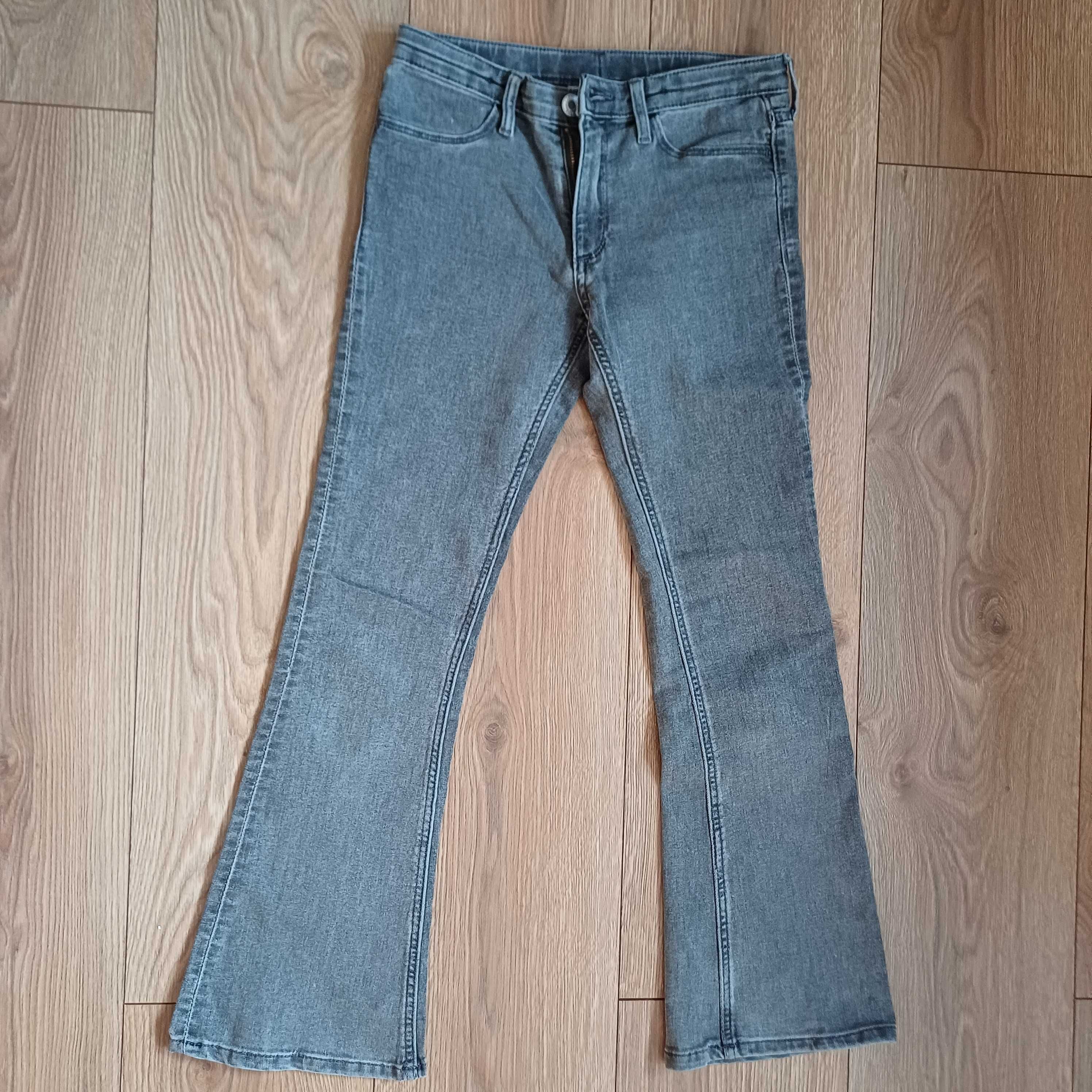 Spodnie dla dziewczynki dzwony low H&M rozm. 140