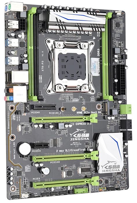 Комплект плата Jingsha X79. Процесор Intel E5 2689 3.6 GHz. RAM 32 GB.