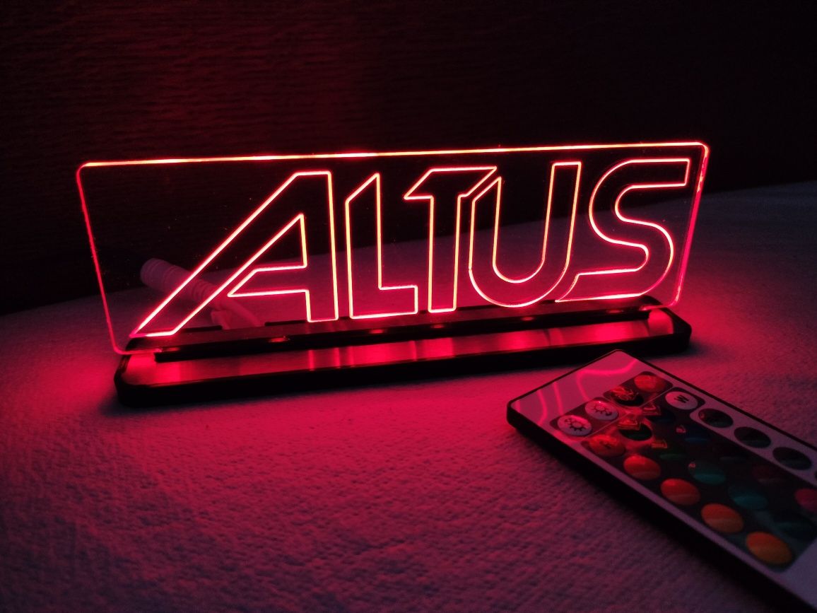 Altus, logo lampka LED