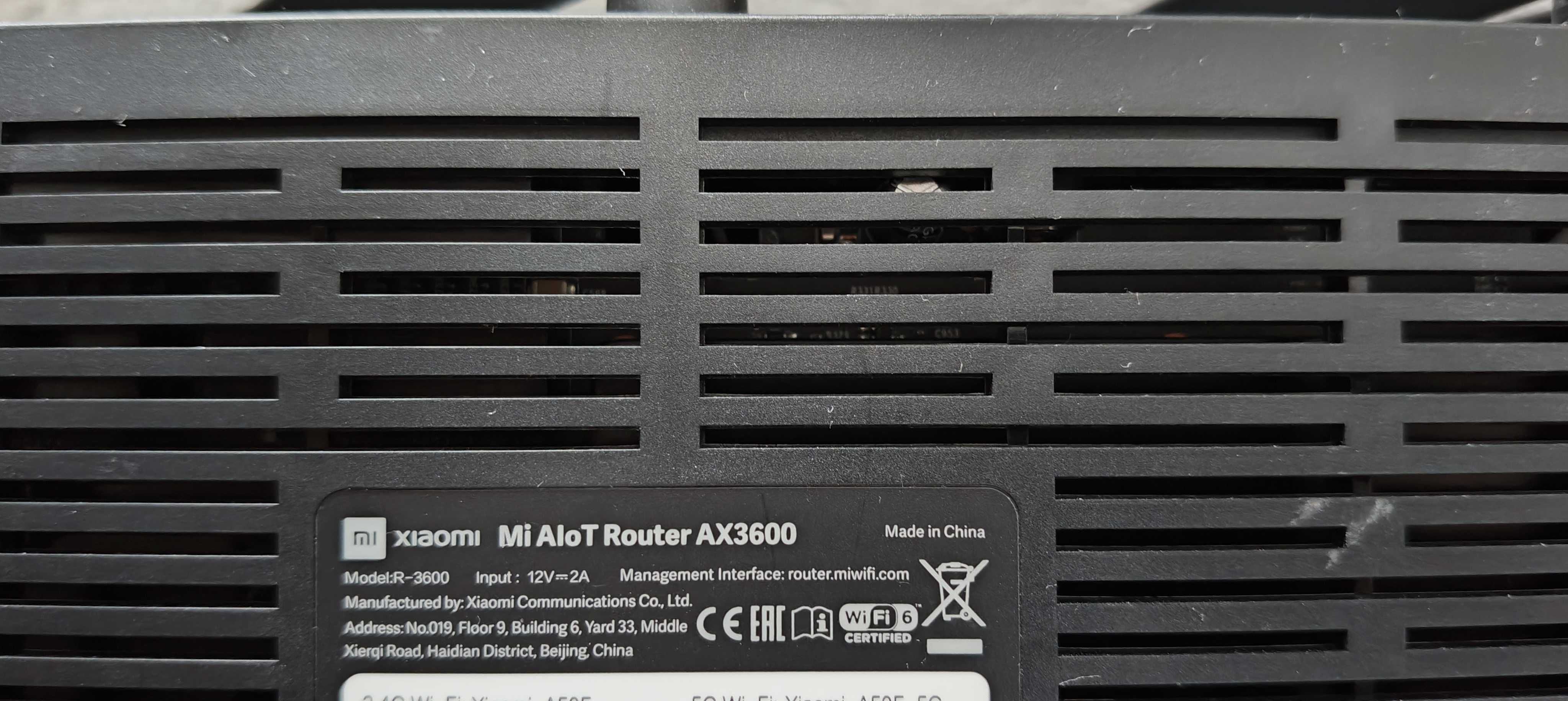 Router Xiaomi Mi AIoT AX3600