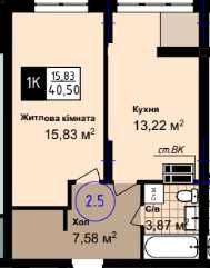 Квартира в рассрочку с минимальным первым взносом!На улице Сахарова!