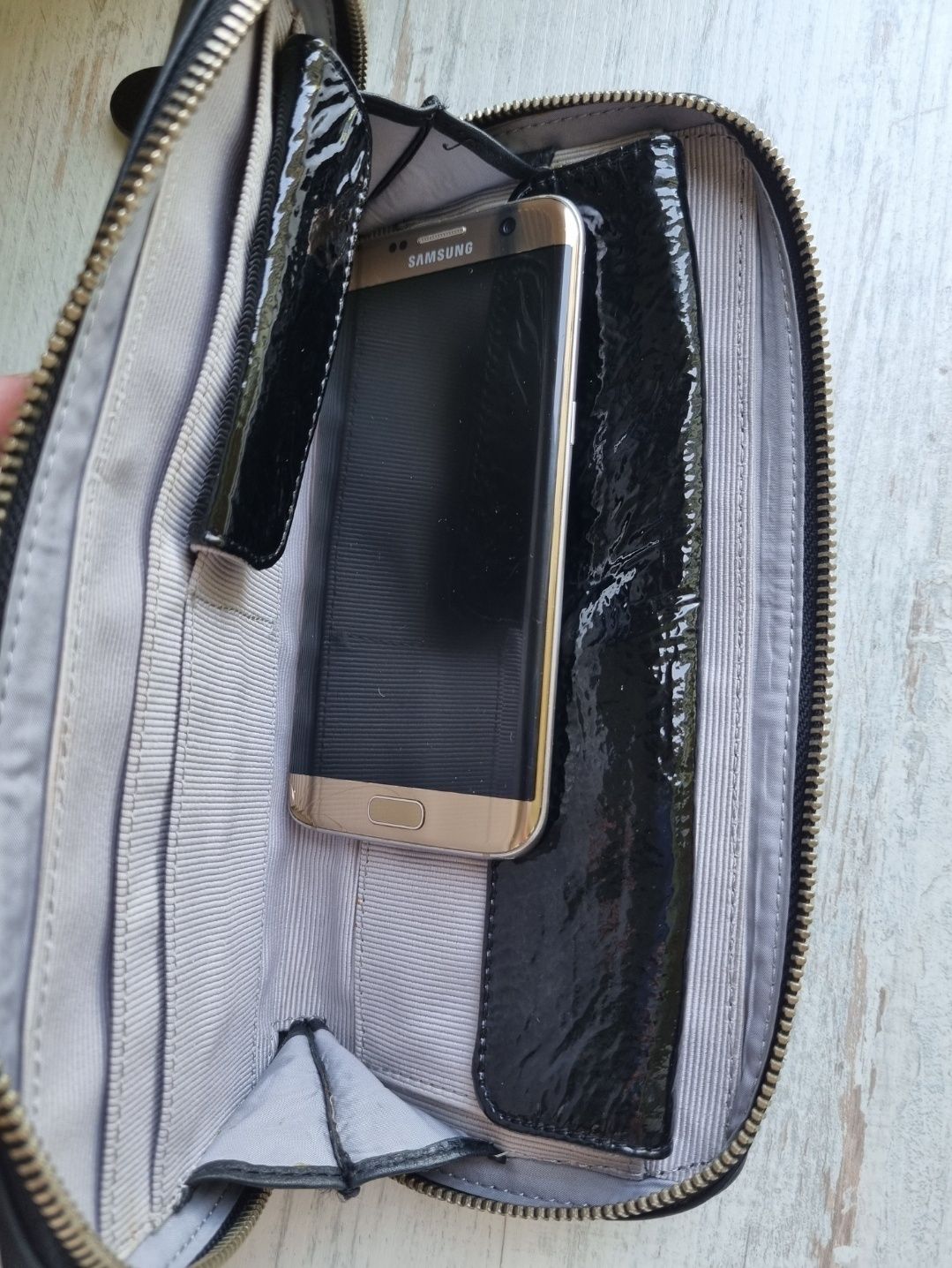 Брендовий шкіряний чорний оригінальний  клатч гаманець портмоне radley