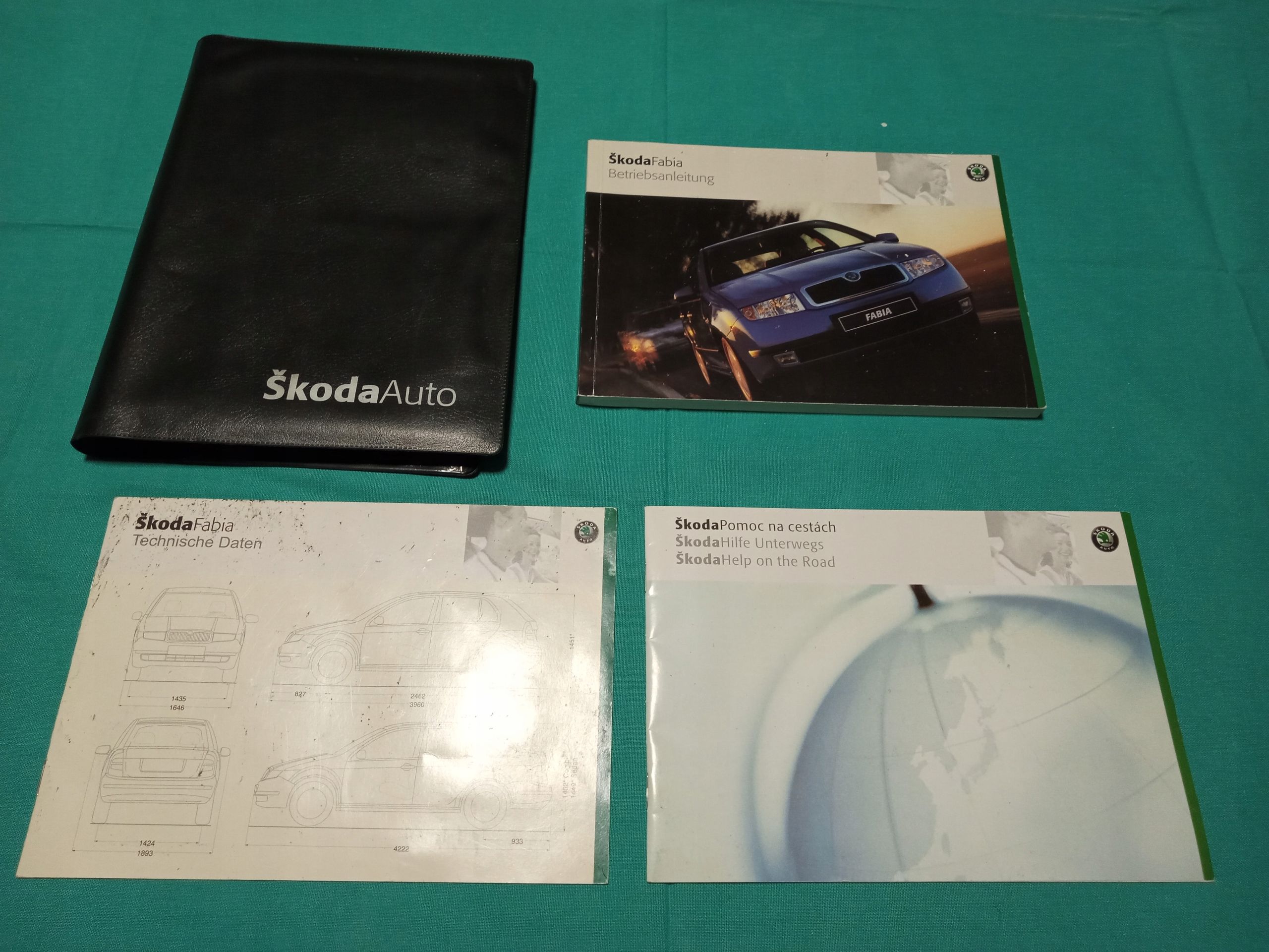 Skoda Fabia 1 Instrukcja Obsługi Etui Komplet 2002