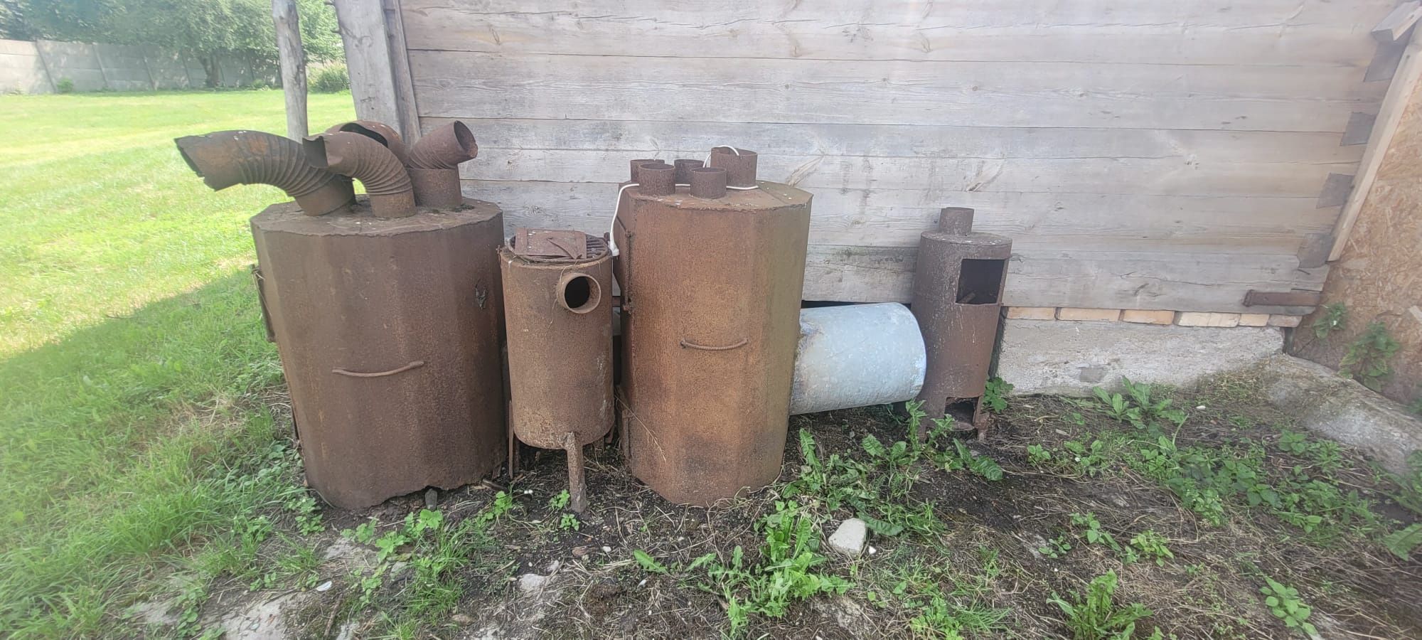 Piec do tunelu, szklarni, nadmuchowy, opał stały