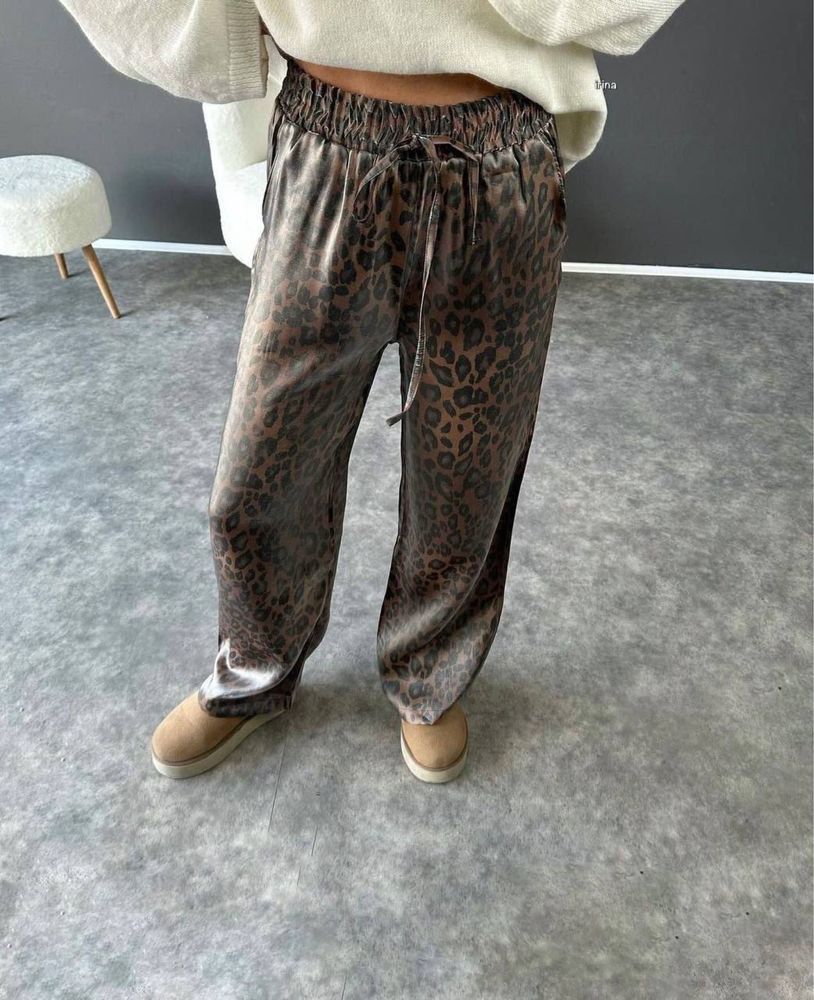 Шикарні леопардові брюки