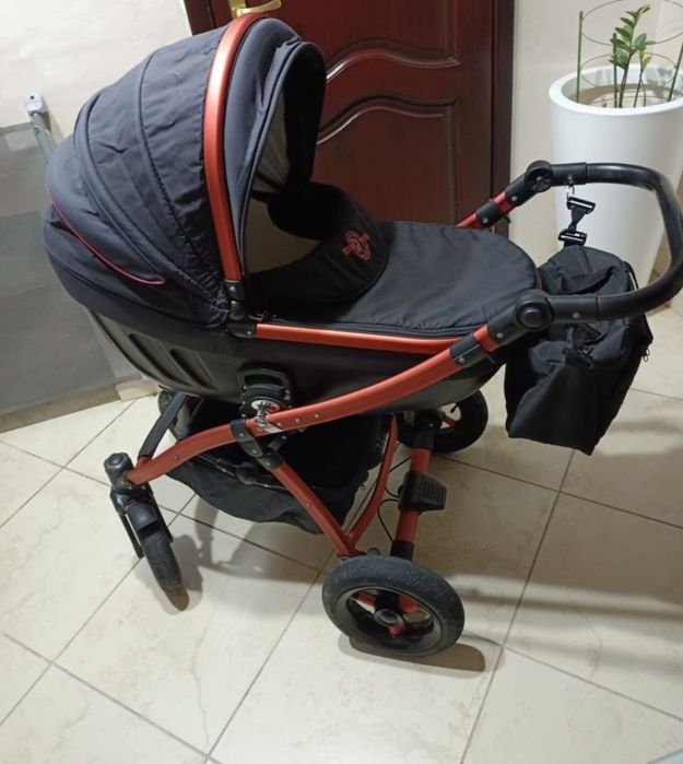 Wózek głęboki ze spacerówką +krzesełko Ikea do karmienia   w super st