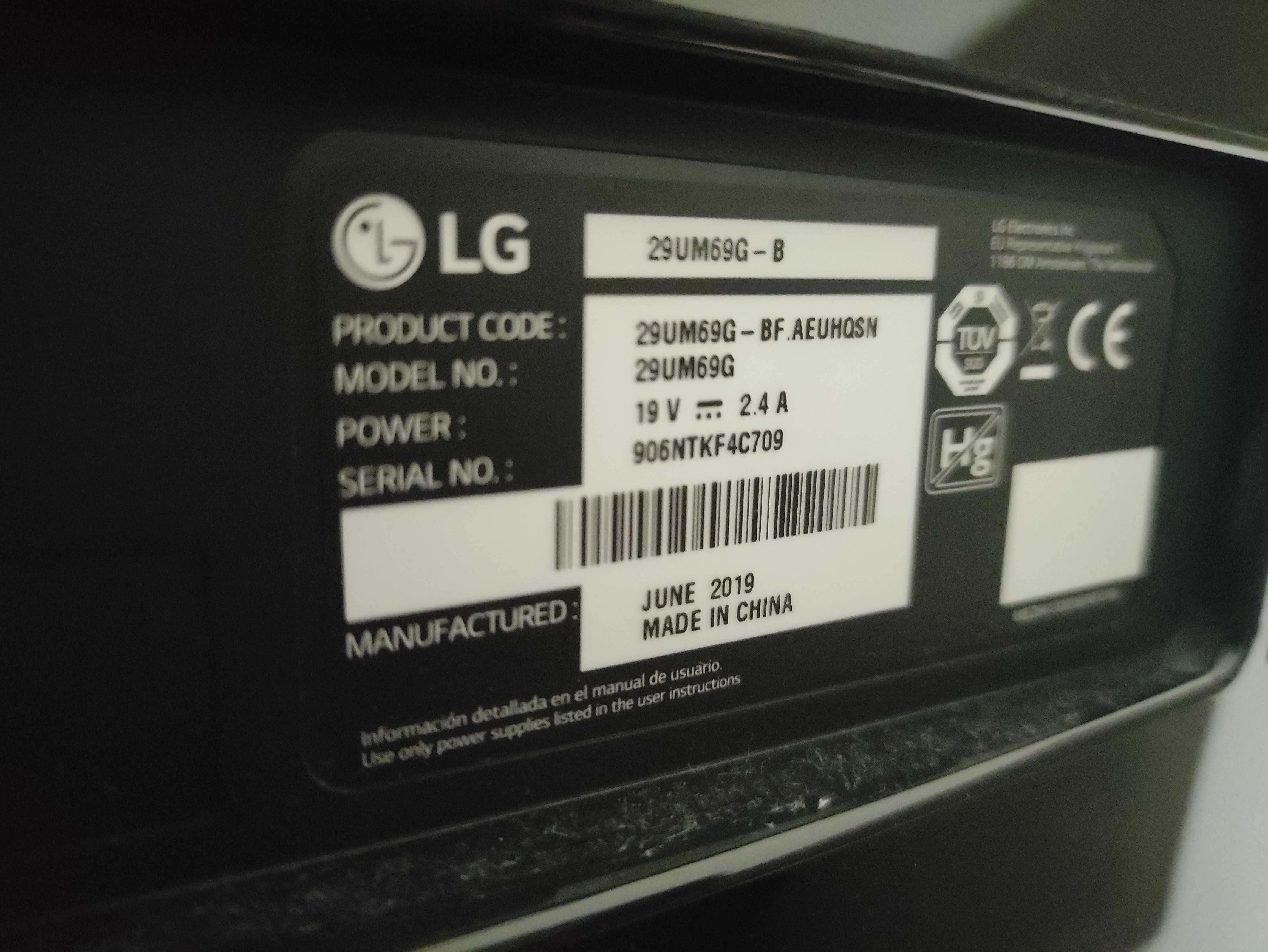 Monitor LG 29UM69G