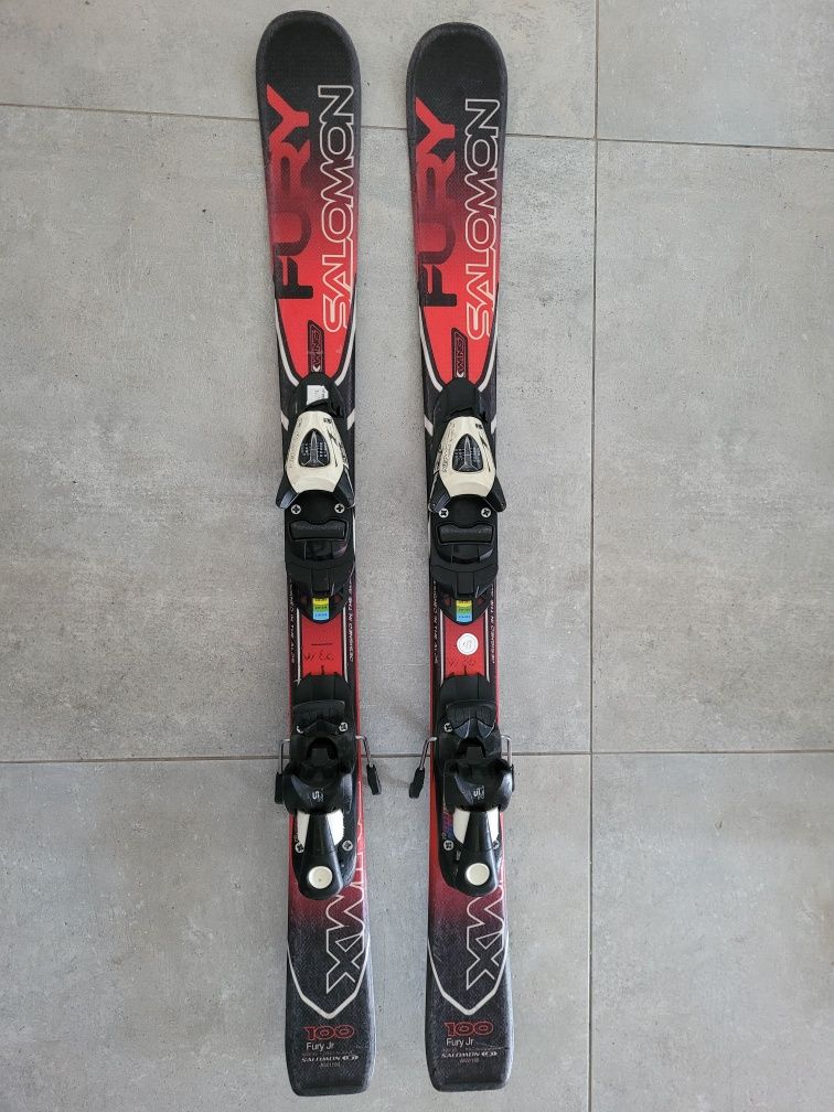 Narty Salomon 100 + buty HEAD Jr 22.5