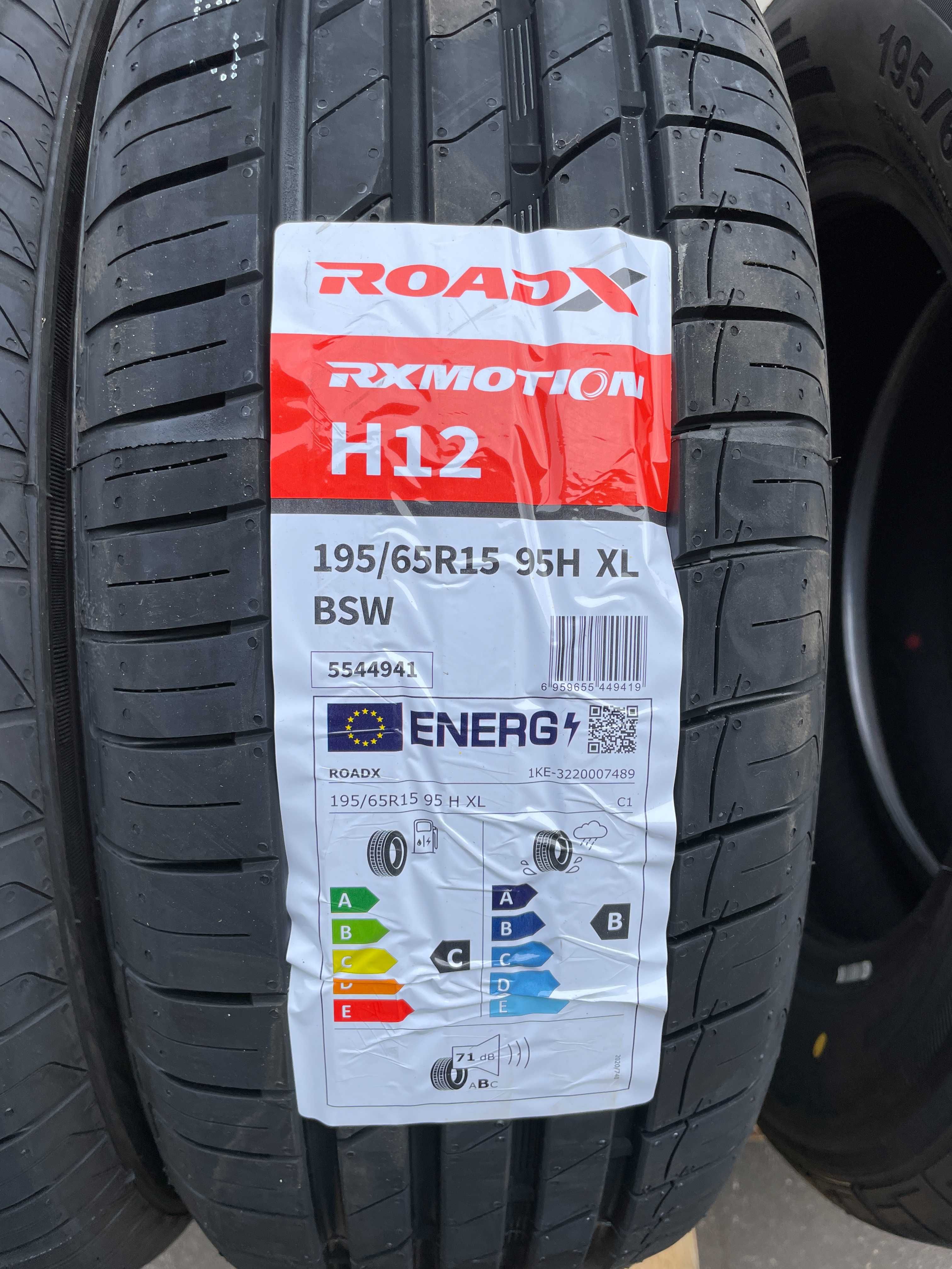 Okazja opony letnie 195/65R15 95H XL RoadX RxMotion H12 NOWY MODEL