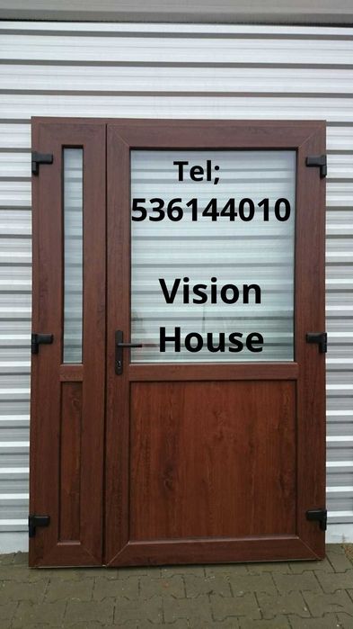 Drzwi PCV 125x210 140x210 160x210 180x210 Nowe od ręki!!! Transport PL