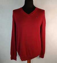 Czerwony Sweter Męski Tommy Hilfiger XL