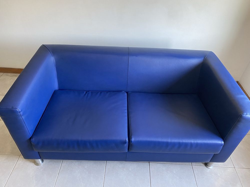 Sofa 2 lugares - azul