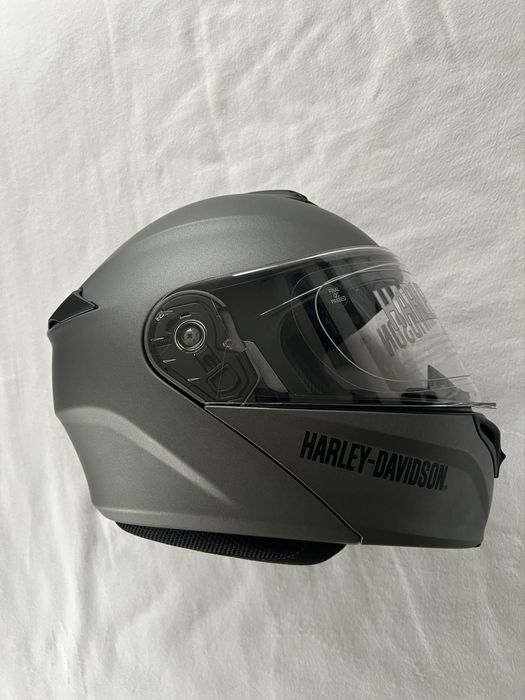 Kask Harley Davidson z interkomem Outrush Silver Matt rozm.S