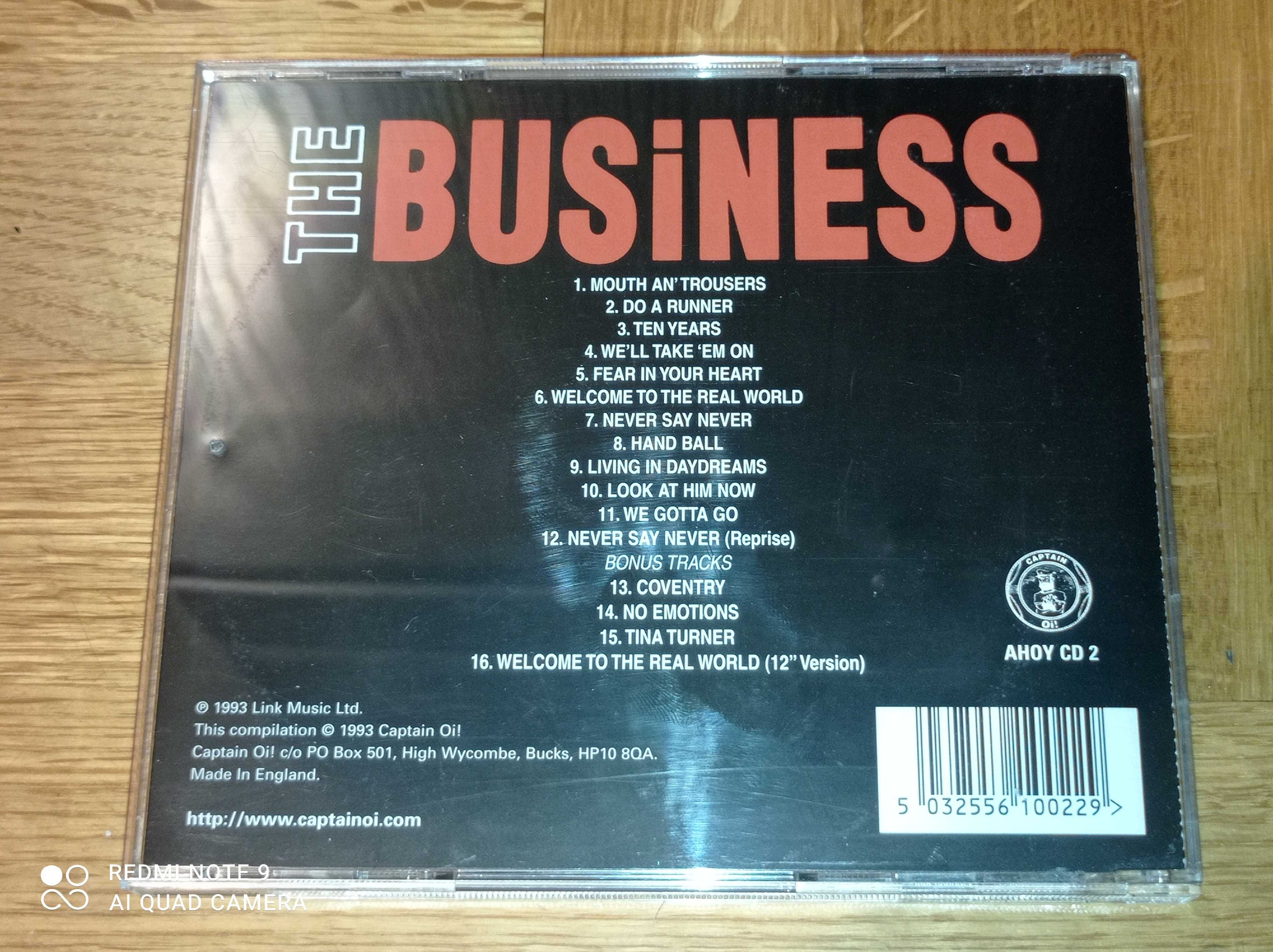 The Business - Welcome To The Real World CD UK punk oi Mick Fitzsimons