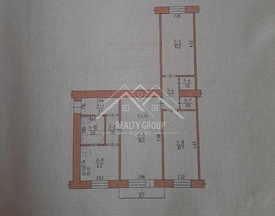 Продаж 3к квартири у центрі Соцміста вул. Соборності 25