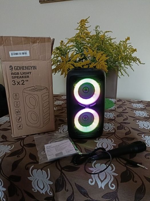Głośnik RGB light speaker 3x2"