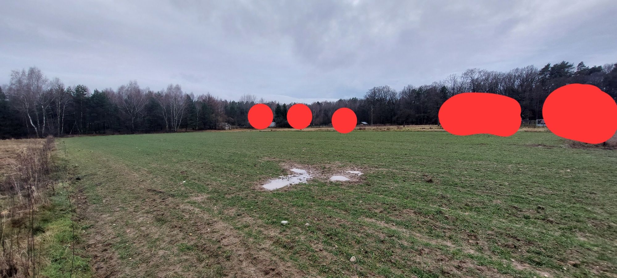 Sprzedam działkę 40 ar cena za 1 ar 12000zł Pogórska Wola