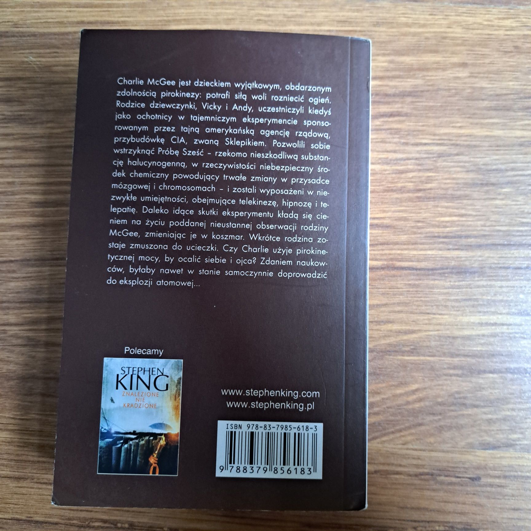 Stephen King: "To", "Podpalaczka", "Komórka"