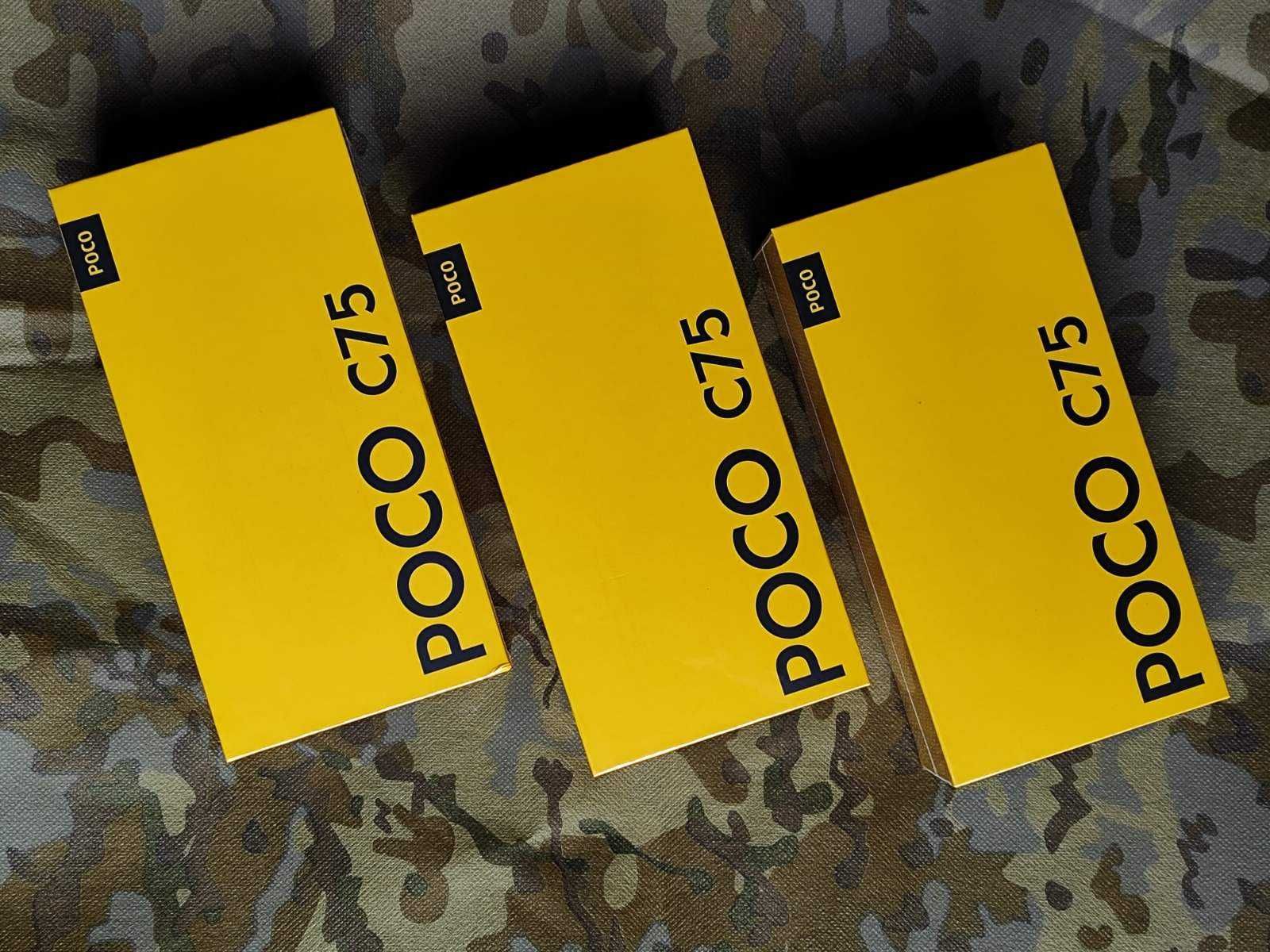 Краща ціна. Poco C75 NFC 6/128/256Gb. Нові. Запаковані,