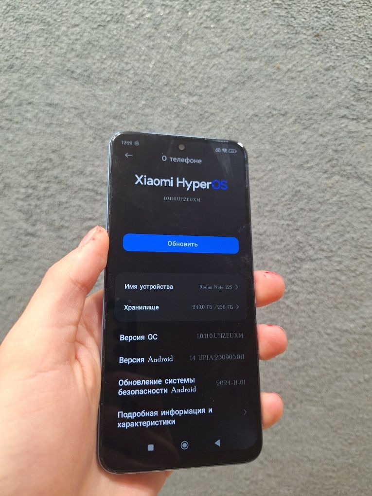 Xiaomi redmi note 12s 8/256