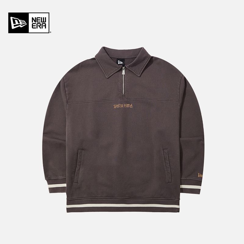 New Era Quarter Zip Ancient Culture Dark Grey світшот, худі, ню ера