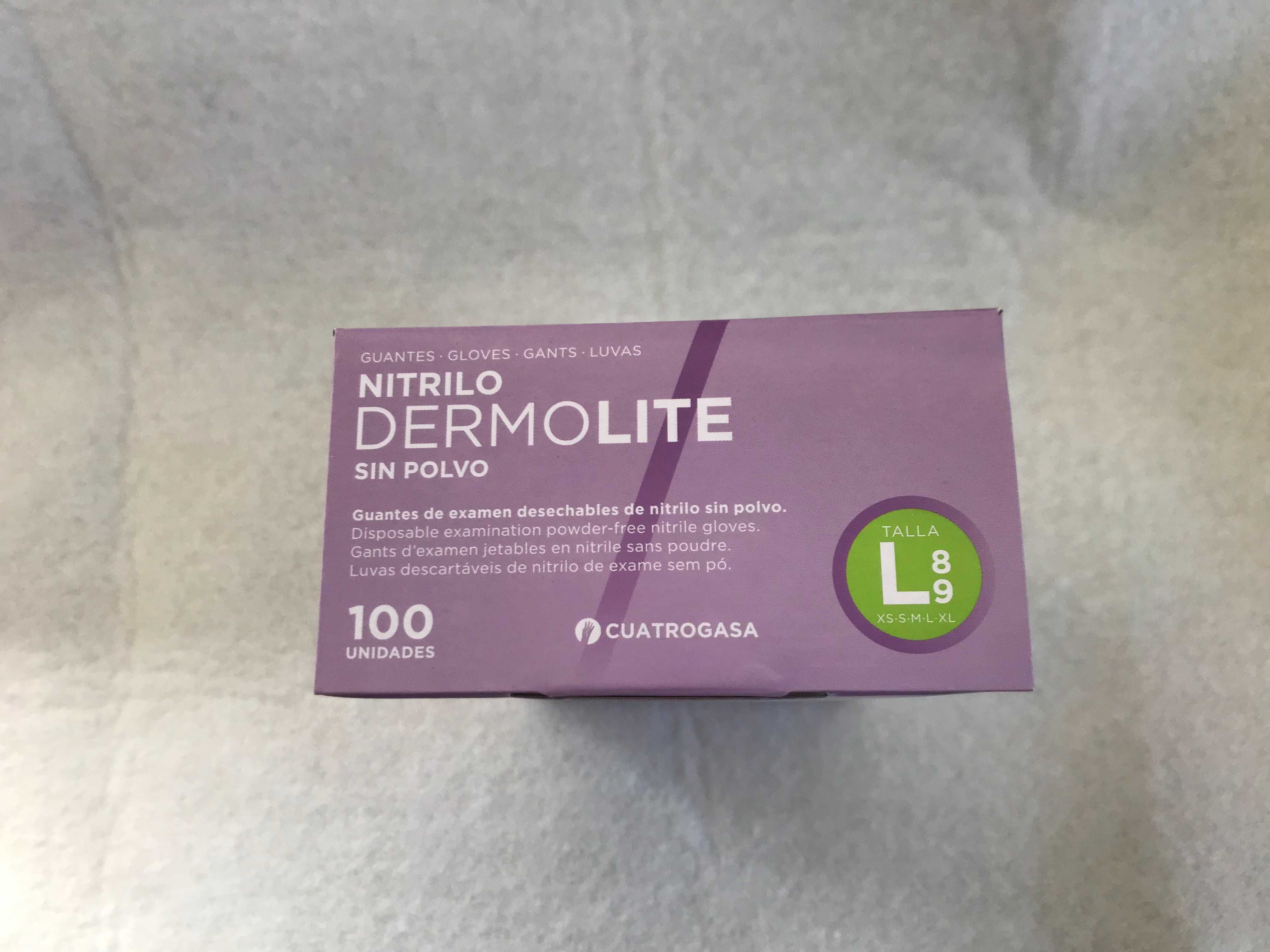 Luvas Nitrilo Dermolite Azul Sensitive Medicas