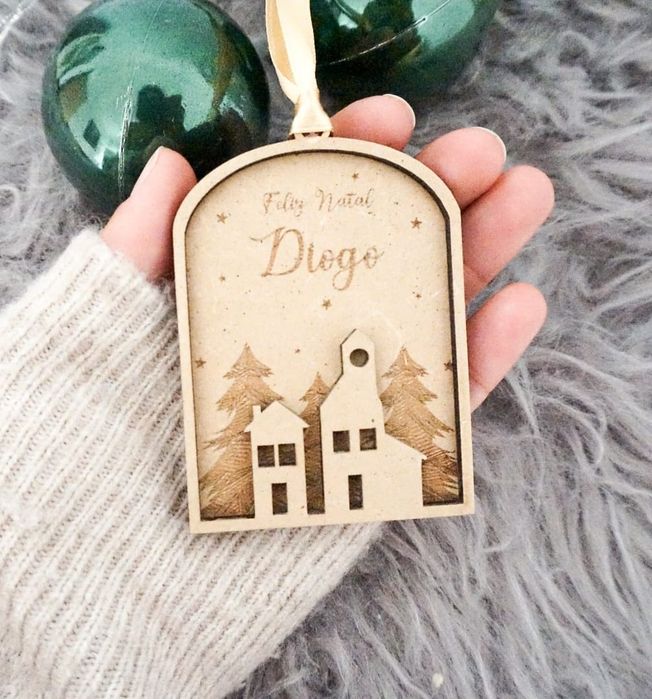 Bola de Natal personalizada