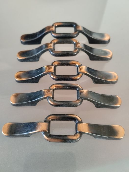 Conjunto Puxadores vintage em metal