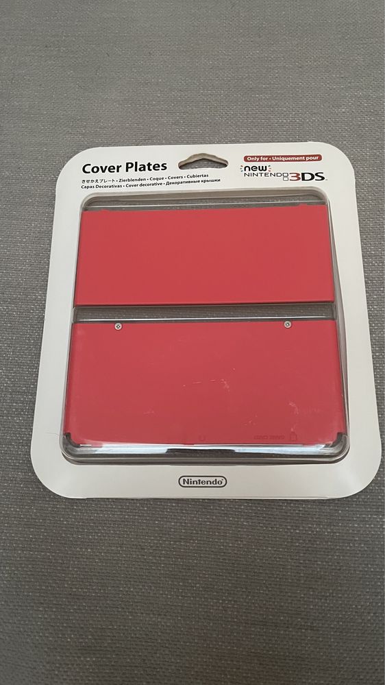 New Nintendo 3ds Cover Plates Red - czerwone - #011
