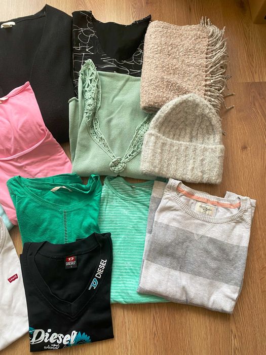 paka 15 szt ubrań damskich M/L