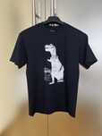 Koszulka Stussy czarna z dinozaurem logo T-rex  rozm M 100% bawełna