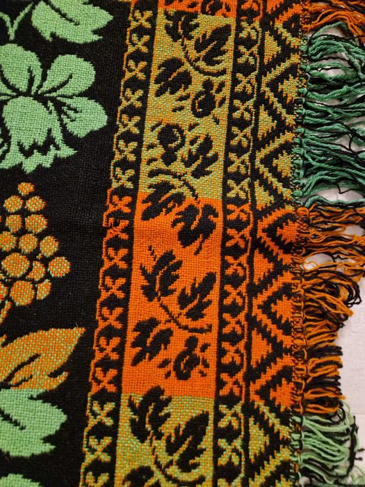 Narzuta kolorowa PRL