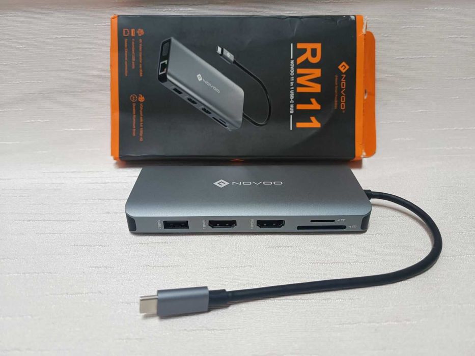 ХАБ USB-C, Концентратор, 9in1, 11in1