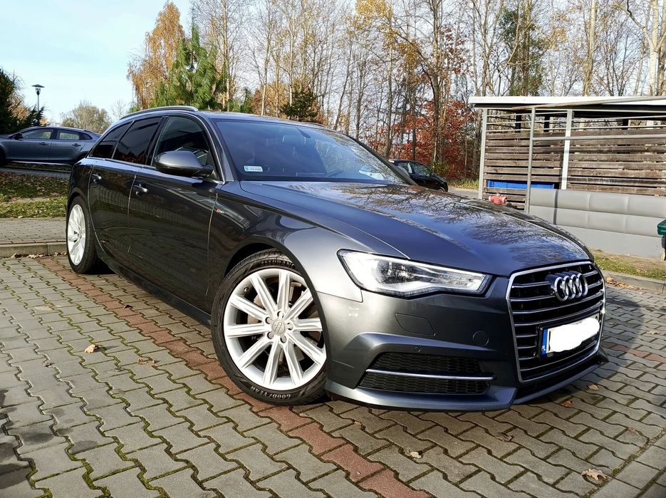 Audi A6 Avant C7 Lift 2015r 3.0 V6 Quattro Daytona Grey 3xS-Line Zarej.PL Zamiana