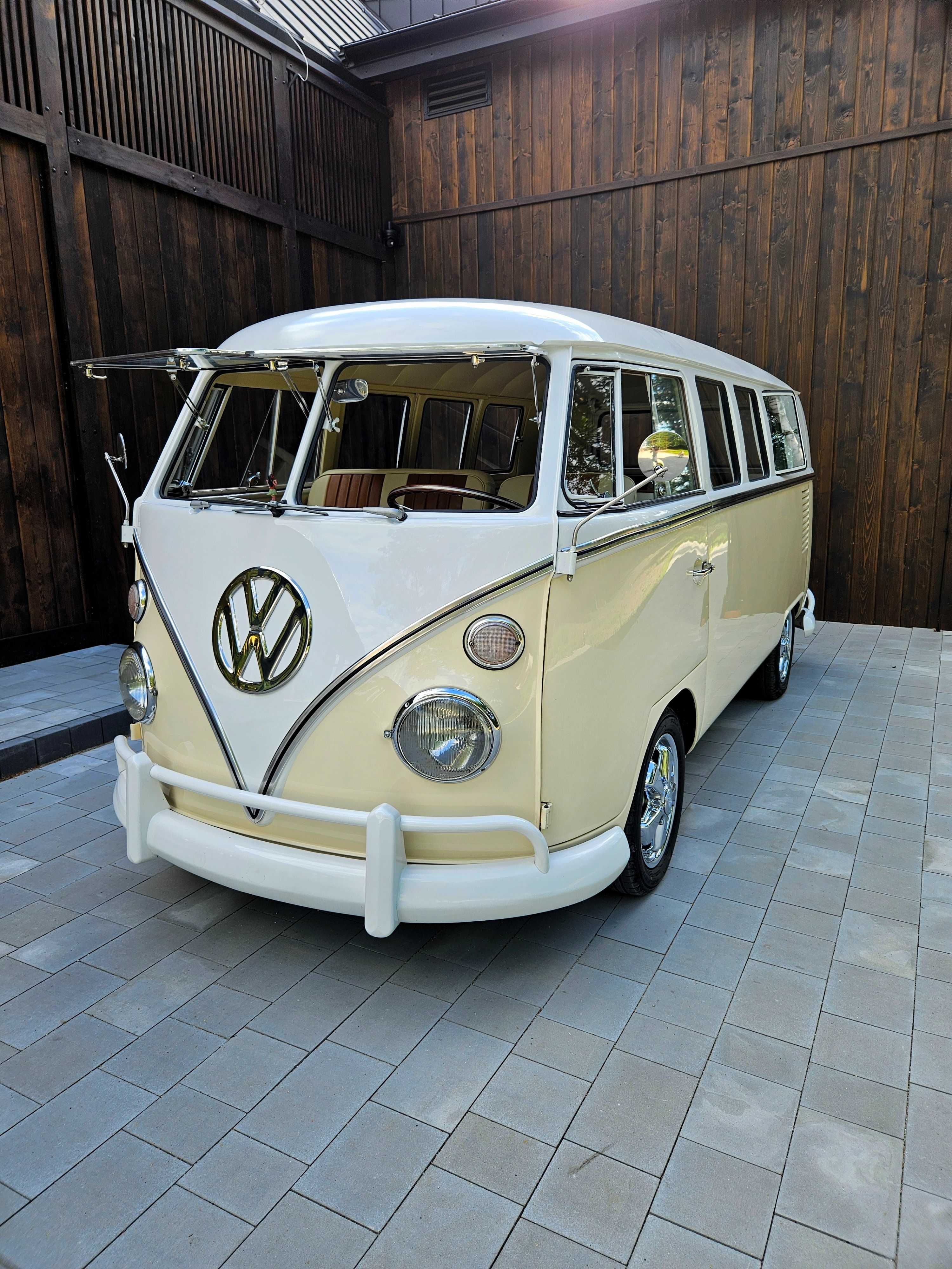 VW T1 Bulik Ogórek bus auto do ślubu klasyk na wesele reklama boho