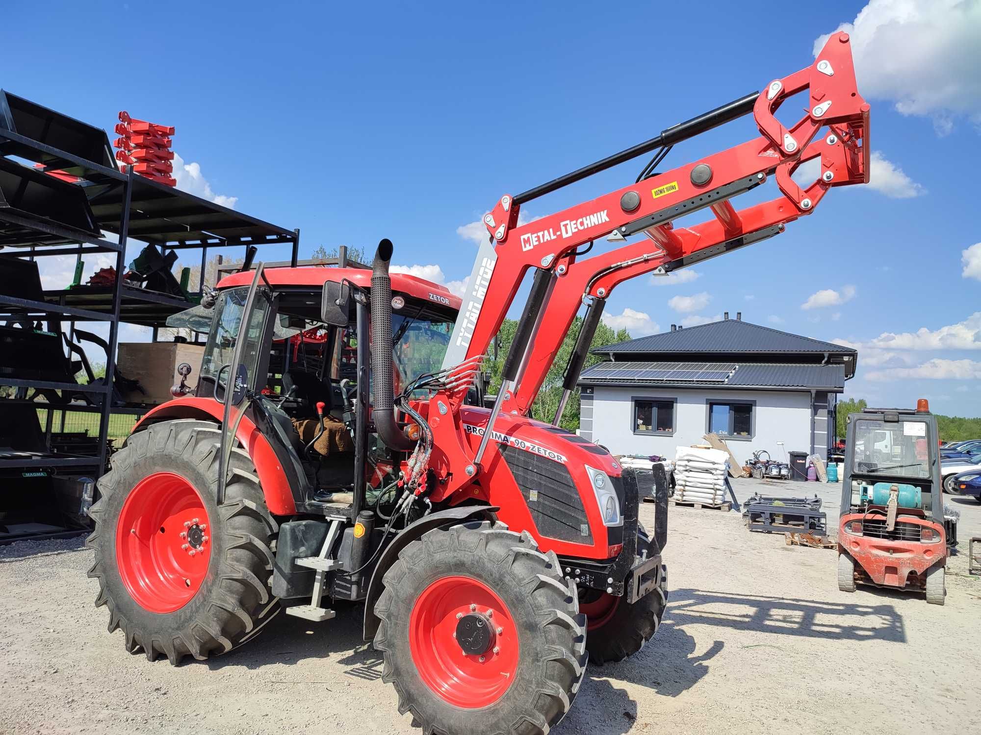 Tur Ładowacz Do Ciągnika Case Holland Farmtrac Foton John ! Dostawa