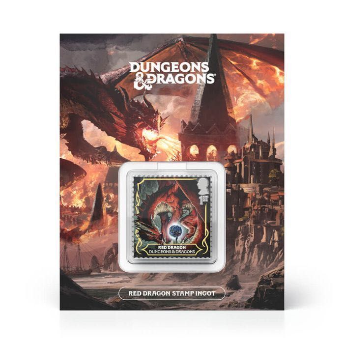 Dungeons & Dragons metalowa moneta znaczek Red Dragon Limited E nr 493