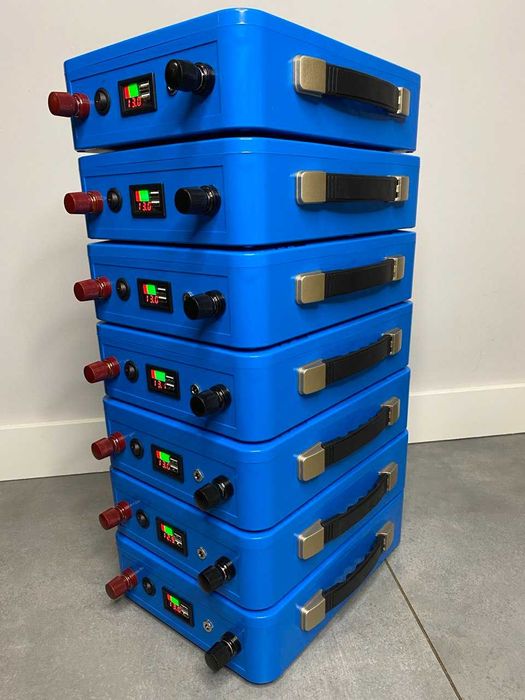 Akumulator litowy LiFePO4 BMS 12V 105Ah do łodzi wędkarskiej, kemping