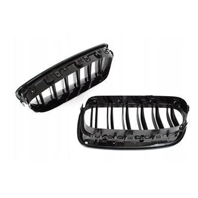 Grill Nerki Bmw 5 F10 F11 M Pakiet M5 Black Połysk