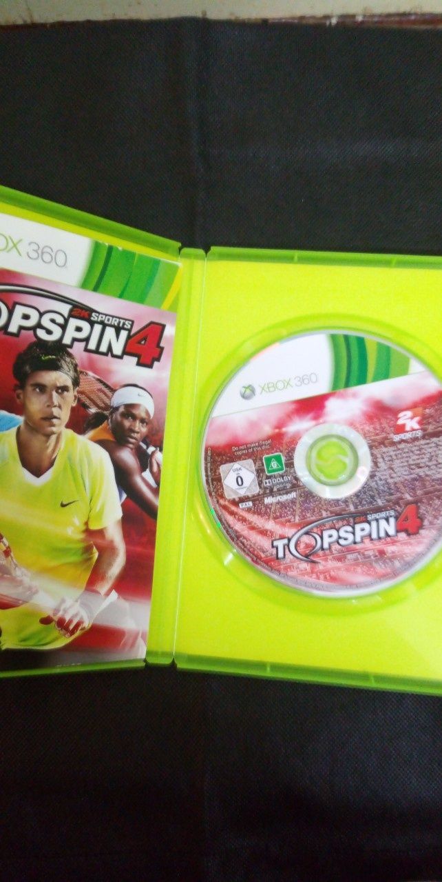 Диски на xbox 360, Fight Night 3 Top Spin 4,NBA2k 17, Call of Duty a