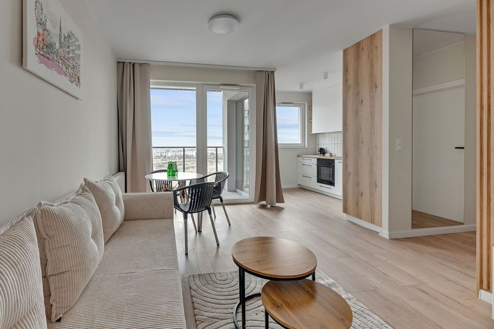 Nowe pełne umeblowanie mieszkanie 44 M2 13-piętro garaż w cenie GDAŃSK