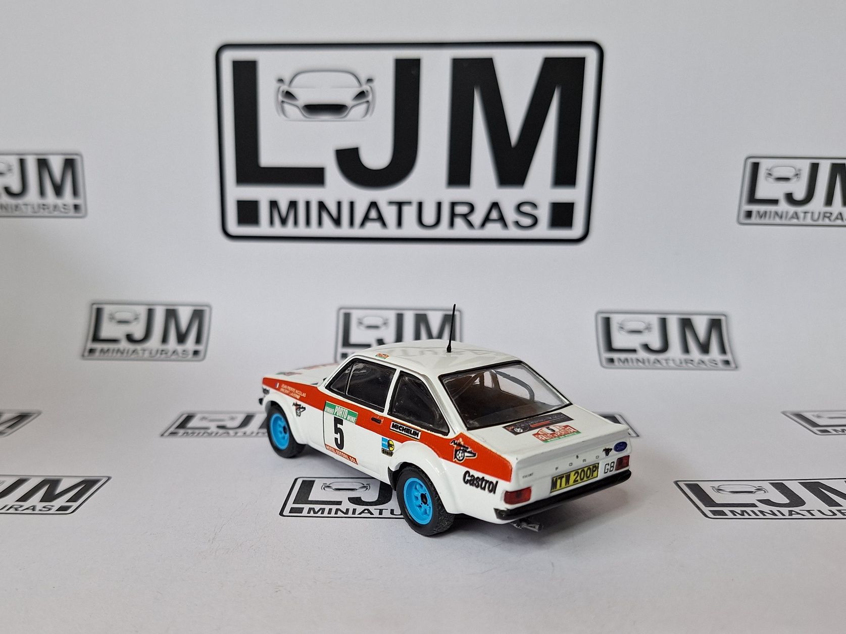 Miniatura 1/43 Ford Escort Rally de Portugal 1978