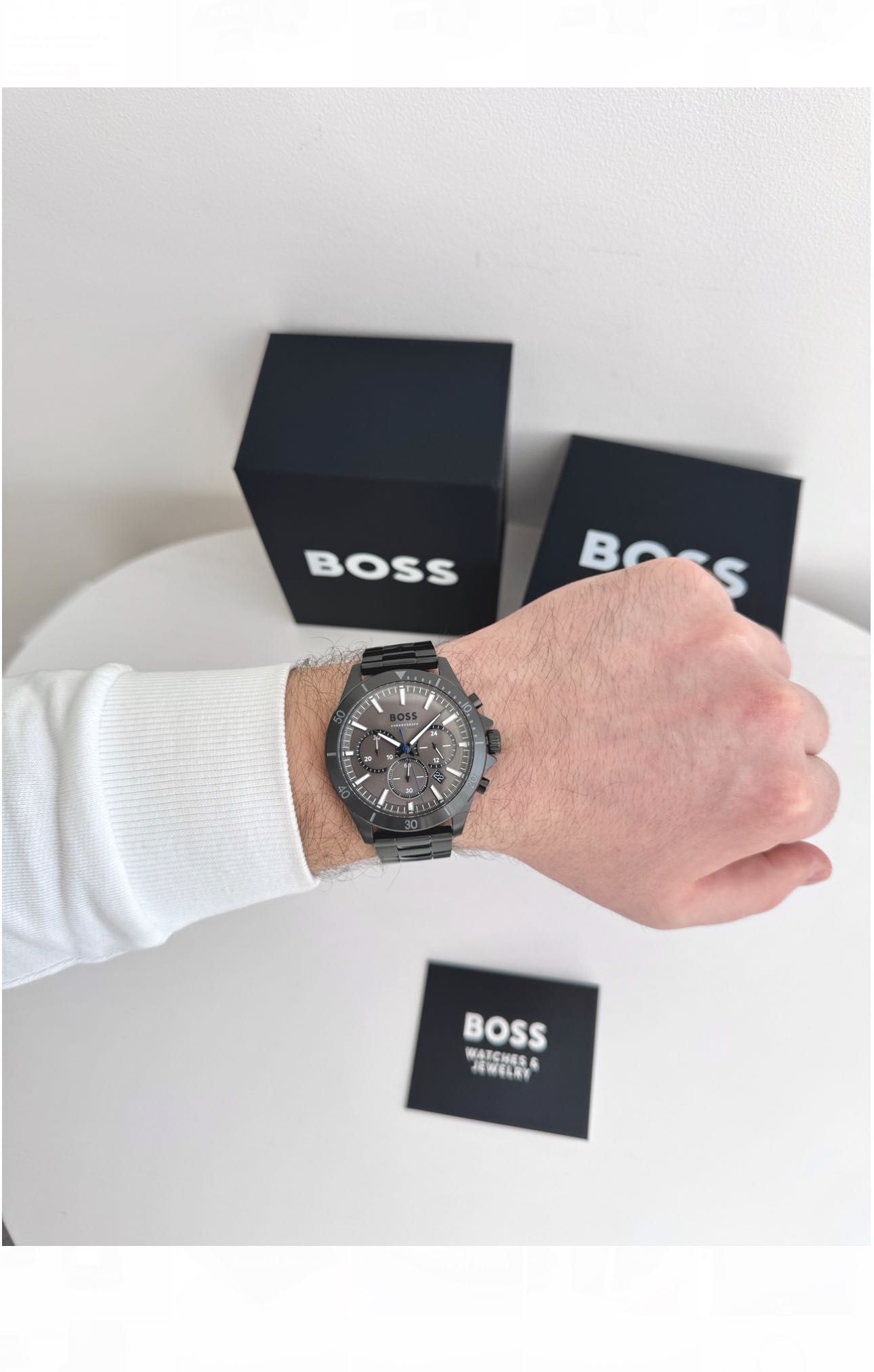 Hugo Boss Troper Чоловічий годинник хронограф мужские часы подарок