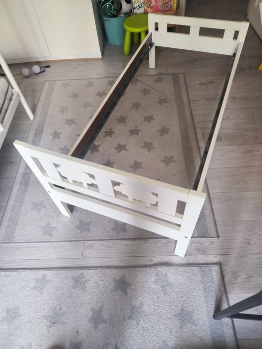 Cama IKEA KRITTER branco 70x160 cm
