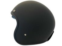 Otwarty kask APEX JI100 Solid czarny mat z bledną