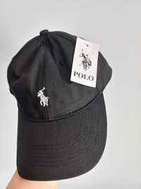 Czarna czapka z daszkiem Polo Ralph Lauren dla kobiety i mężczyzny