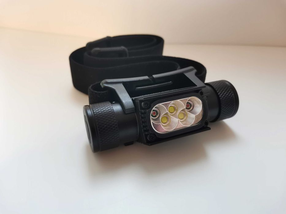 Ліхтар налобний Sololandor red червоне та біле світло красный фонарик